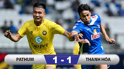 Kết quả BG Pathum United 1–1 Thanh Hóa: Tiếc cho đội khách xứ Thanh